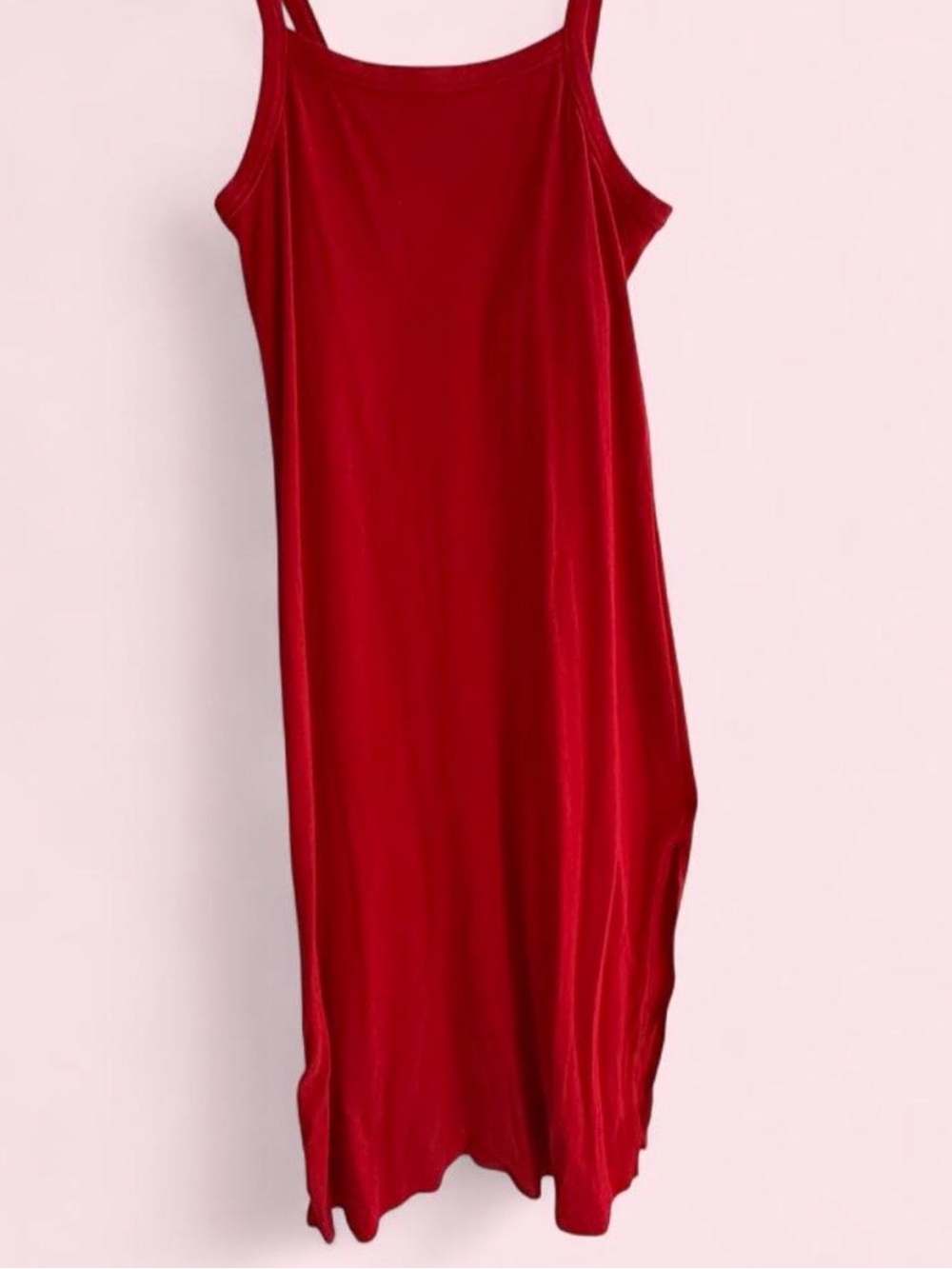 Loft Red Spaghetti-Strap Women's Dress